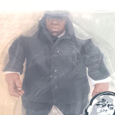 LOT 68B: Mezco Figurines 2006 The Notorious B.I.G. in Black Suit