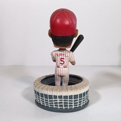 LOT 71B: Set of (3) Citizens Bank Park Exclusive Phillies Bobble Heads & McDonalds Phillies Pat Burrell Bobble Head