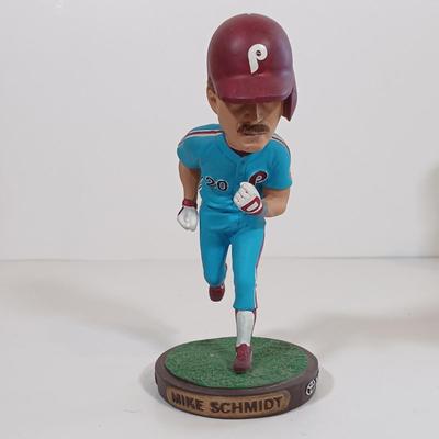 LOT 71B: Set of (3) Citizens Bank Park Exclusive Phillies Bobble Heads & McDonalds Phillies Pat Burrell Bobble Head