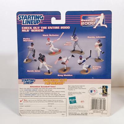 LOT 72B: Sports Illustrated Pewter Frank Thomas Figurine, McFarlane Toys Curt Schilling, Hasbro Starting Lineup Ken Griffey Jr & More