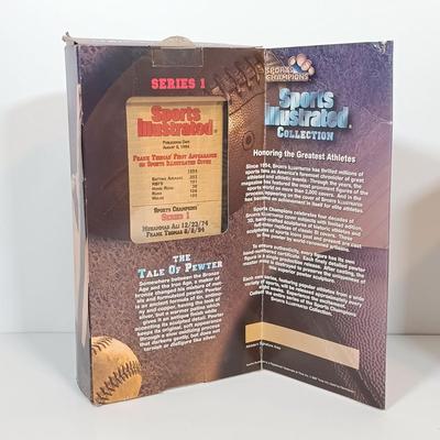 LOT 72B: Sports Illustrated Pewter Frank Thomas Figurine, McFarlane Toys Curt Schilling, Hasbro Starting Lineup Ken Griffey Jr & More