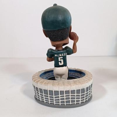 LOT 73B: Forever Collectibles Eagles Numbered Swoop the Mascot, Precious Moments 'Together for an Eagles Win' &...