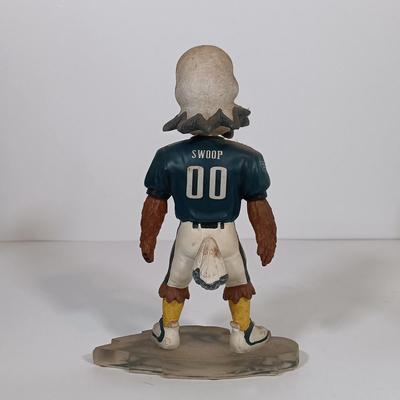 LOT 73B: Forever Collectibles Eagles Numbered Swoop the Mascot, Precious Moments 'Together for an Eagles Win' &...
