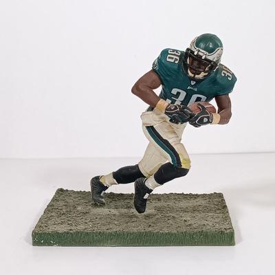 LOT 76B: HOF Sports Joe Kapp Signed Photo, Dan Marino Bobble Head, McFarlane Donovan McNabb Figurine & More