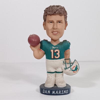 LOT 76B: HOF Sports Joe Kapp Signed Photo, Dan Marino Bobble Head, McFarlane Donovan McNabb Figurine & More