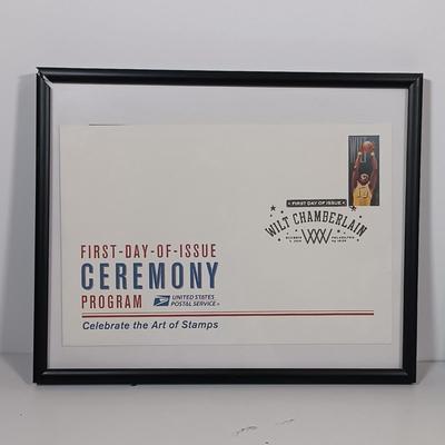 LOT 78B: Vintage 1972 Seventy Sixers Program, Allen Iverson Bank, Wilt Chamberlain Stamp & More