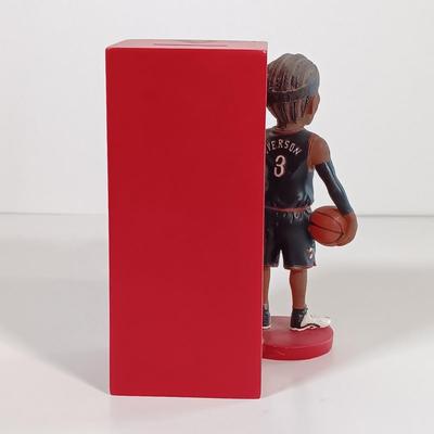 LOT 78B: Vintage 1972 Seventy Sixers Program, Allen Iverson Bank, Wilt Chamberlain Stamp & More