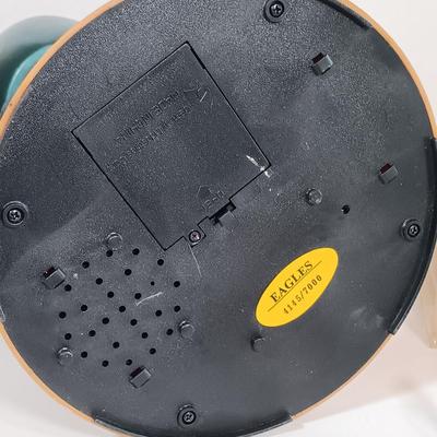 LOT 79B: Vintage Philadelphia Eagles Wall Plaque, Fred Dingler Signed Print, Gemmy Rockin' Randall Doll & More