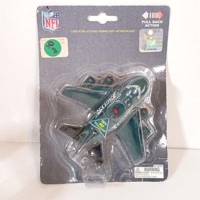 LOT 79B: Vintage Philadelphia Eagles Wall Plaque, Fred Dingler Signed Print, Gemmy Rockin' Randall Doll & More