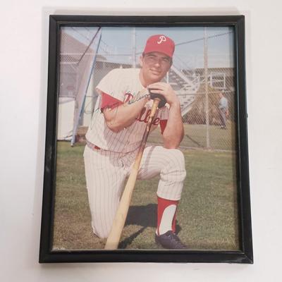 LOT 122B: Phillies Autographed Johnny Callison Postcard and Print, Set of (2) Autographed Don Money Photos & More