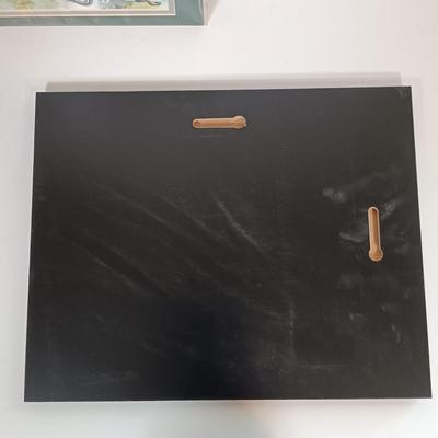 LOT 123B: Eagles Superbowl LII Wall Art w/ Collectible Plate and Resin Football