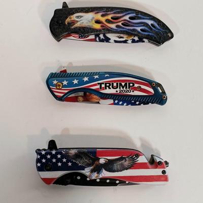 LOT 124B: Set of (5) Americana Folding Knives