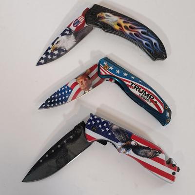 LOT 124B: Set of (5) Americana Folding Knives