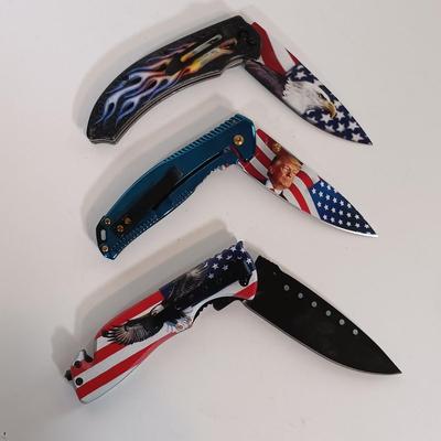 LOT 124B: Set of (5) Americana Folding Knives