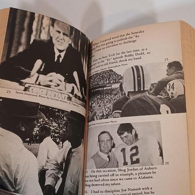LOT 128B: Bear Bryant Autographed Book - Bear by Paul W. Bryant and John Underwood