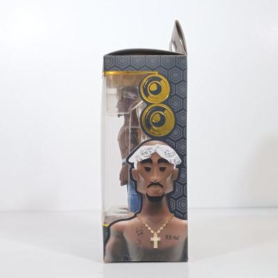 LOT 129B: Funko Gold and Urban Vinyl Tupac Shakur Figurines