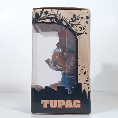 LOT 129B: Funko Gold and Urban Vinyl Tupac Shakur Figurines