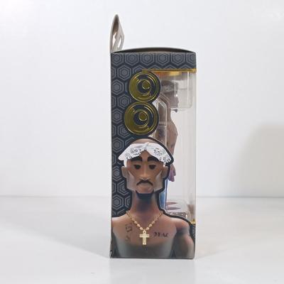 LOT 129B: Funko Gold and Urban Vinyl Tupac Shakur Figurines