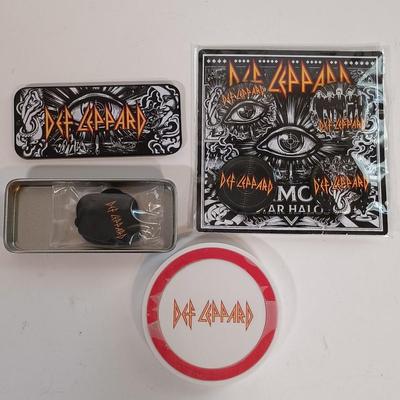 LOT 131B: Autographed Meghan Trainor Photo, Autographed Steel Panther Photo, Harry Chapin Bronze Coins & More