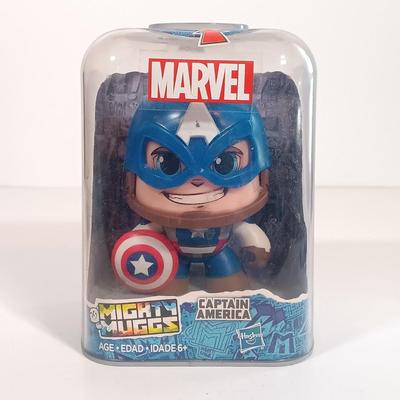 LOT 133B: Marvel Earth's Mightiest Edition 12" Captain America Figurine, Mattel DC Mini Figurines, Wonder Woman Barbie & More