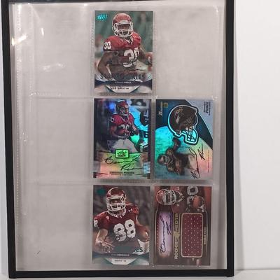 LOT 141B: Set of (5) Autographed Temple Football Bernard Pierce and Evan Rodriguez Cards