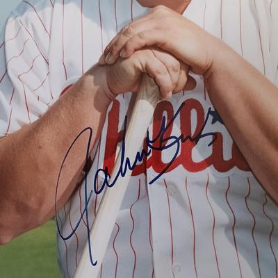 LOT 142B: Autographed Phillies Baseball Photos- John Kruk, Mitch Williams & More