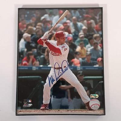 LOT 142B: Autographed Phillies Baseball Photos- John Kruk, Mitch Williams & More