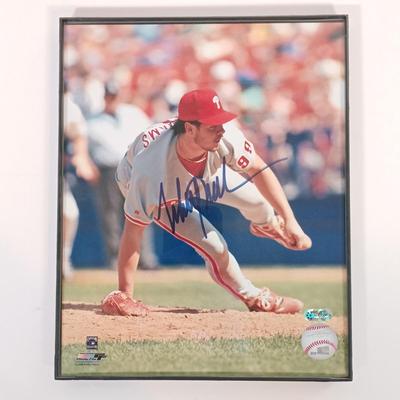 LOT 142B: Autographed Phillies Baseball Photos- John Kruk, Mitch Williams & More