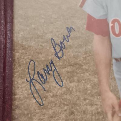 LOT 143B: Autographed Phillies Baseball Photos- Bob Boone, Mike Ryan, Tony Taylor & Larry Bowa