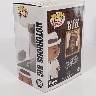 LOT 144B: Funko Pop! Rocks Set of (3) The Notorious B.I.G. Figurines