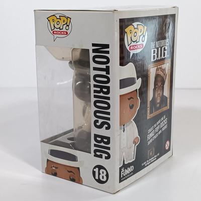 LOT 144B: Funko Pop! Rocks Set of (3) The Notorious B.I.G. Figurines