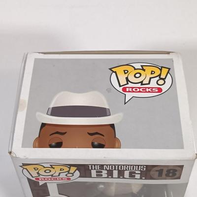 LOT 144B: Funko Pop! Rocks Set of (3) The Notorious B.I.G. Figurines