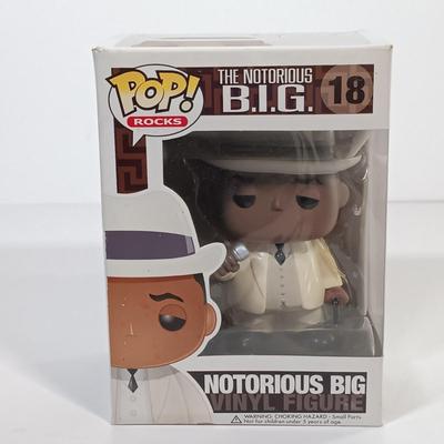LOT 144B: Funko Pop! Rocks Set of (3) The Notorious B.I.G. Figurines