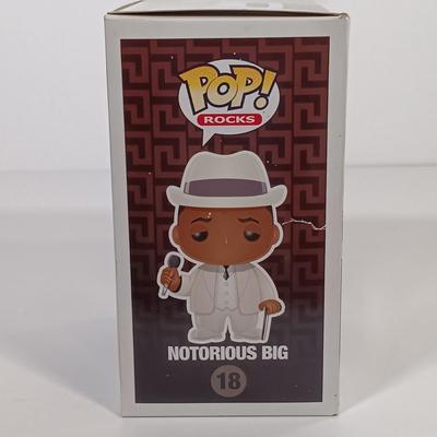 LOT 144B: Funko Pop! Rocks Set of (3) The Notorious B.I.G. Figurines