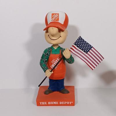 LOT 145B: Collection of Bobble Heads with Green Glass Lenape State Bank