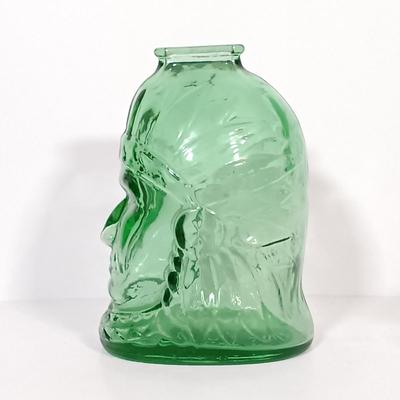 LOT 145B: Collection of Bobble Heads with Green Glass Lenape State Bank