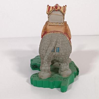 LOT 145B: Collection of Bobble Heads with Green Glass Lenape State Bank