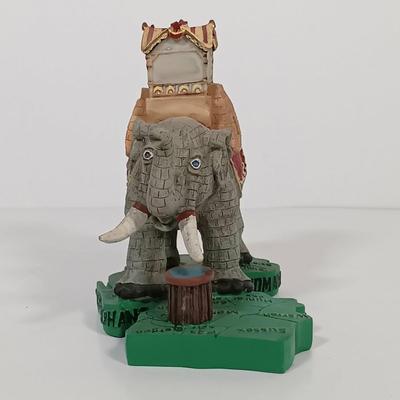 LOT 145B: Collection of Bobble Heads with Green Glass Lenape State Bank