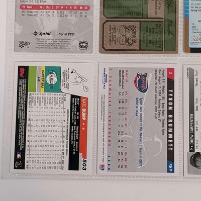 LOT 147B: Set of (19) Autographed Baseball Cards with Autographed Baseball