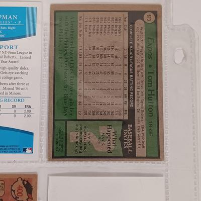 LOT 147B: Set of (19) Autographed Baseball Cards with Autographed Baseball