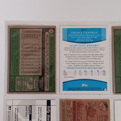 LOT 147B: Set of (19) Autographed Baseball Cards with Autographed Baseball