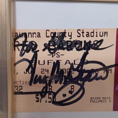 LOT 149B: Autographed Sports Memorabilia- Firebirds Bay Schultz Photo, NHL Tony Esposito, MLB Bob Feller & More