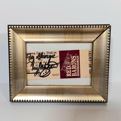 LOT 149B: Autographed Sports Memorabilia- Firebirds Bay Schultz Photo, NHL Tony Esposito, MLB Bob Feller & More