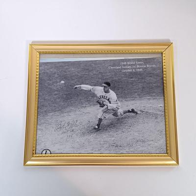 LOT 149B: Autographed Sports Memorabilia- Firebirds Bay Schultz Photo, NHL Tony Esposito, MLB Bob Feller & More