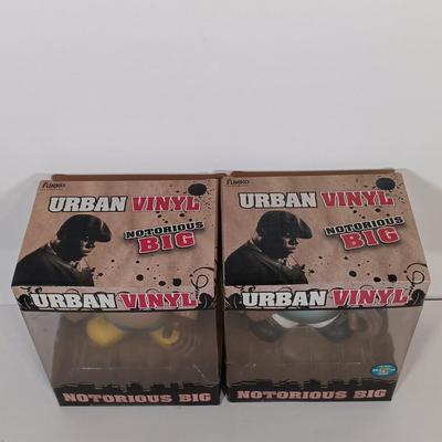 LOT 150B: Funko Urban Vinyl Set of (2) Notorious B.I.G. Figurines
