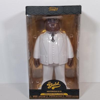 LOT 151B: Funko Gold 12" and 5" Notorious B.I.G. Figurines