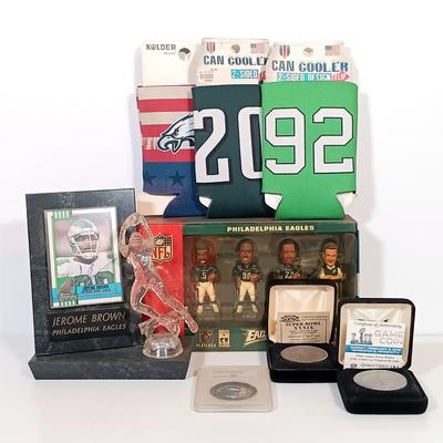 LOT 152B: Collection of Philadelphia Eagles Memorabilia