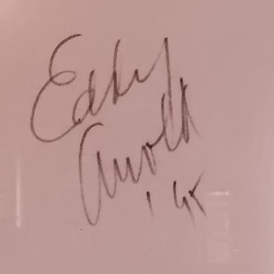 LOT 155B: Autographed Eddy Arnold T-Shirt and Newspaper Clipping