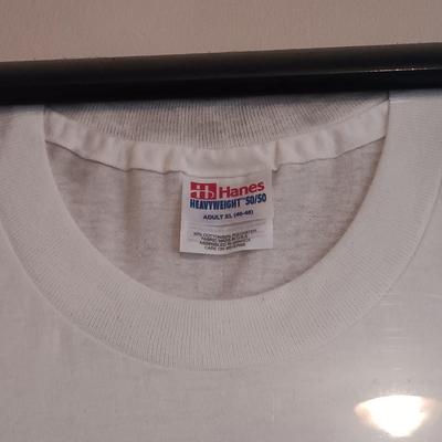 LOT 155B: Autographed Eddy Arnold T-Shirt and Newspaper Clipping