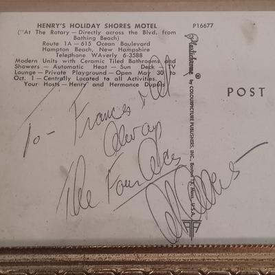 LOT 156B: Autographed Kid Rock Ukulele with COA, Autographed Four Aces Postacard & Kid Rock Novelty License Plate